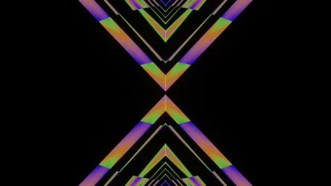 Abstract striped background VJ Loop. 3D graphics for music stage transition Stock Footage 201160447