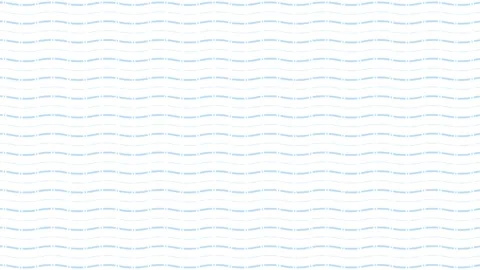 Abstract striped background waving blue lines loop animation white background Stock Footage 284876483