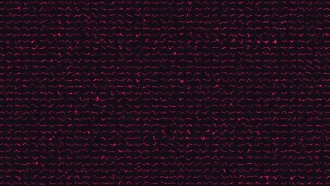 Abstract striped black background seamless loop animation pink waving lines Stock Footage 275995442