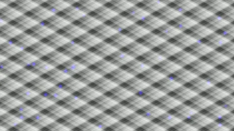 Abstract striped geometric background with scattered blue dot pattern Stock Footage 336506282