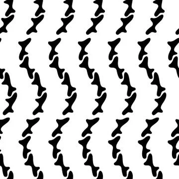 Abstract striped geometric background. Unique shapes in the chain. Vector Stock Illustration