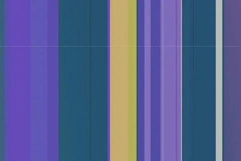Abstract striped geometric pattern in purple, blue, and gold creates a mode.. Stock Illustration