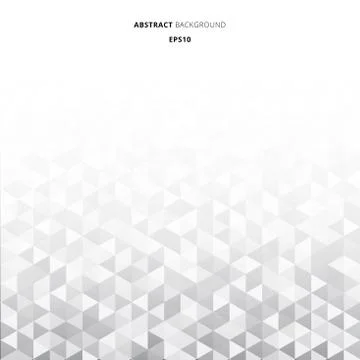 Abstract striped geometric triangles pattern gray color background and textur Illustrazione stock