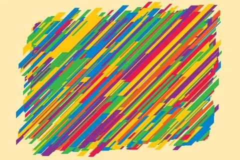 Abstract striped line background, vector illustration Stock Illustration