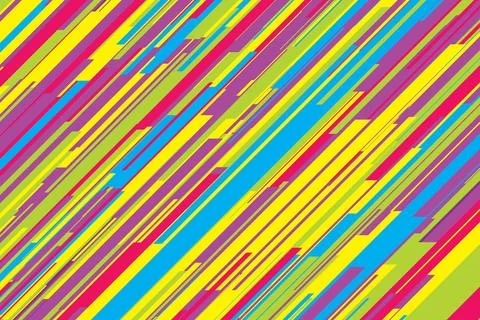 Abstract striped line background, vector illustration Stock Illustration