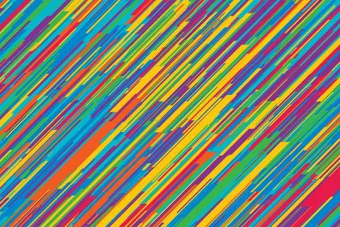 Abstract striped line background, vector illustration Stock Illustration