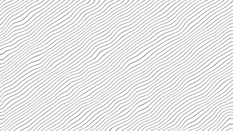 Abstract striped lines background with waving lines loop animation white Stock Footage 282216300