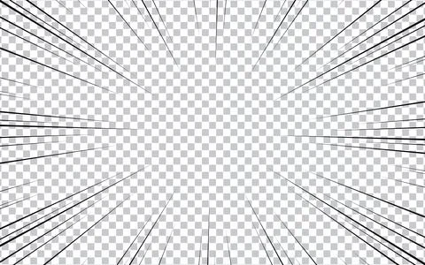 Abstract striped manga comic background. vector illustration. Stock Illustration