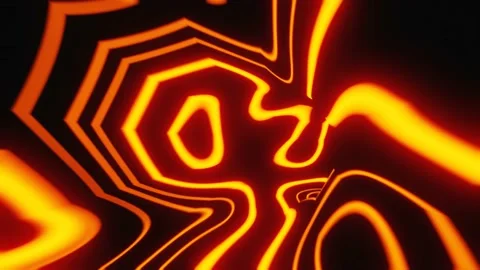 Abstract striped neon lights pattern seamless 4K animation Stock Footage 142227859