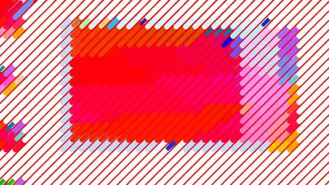 Abstract striped pattern. Colorful background. 2D rendering digital illustrat Illustrazione stock