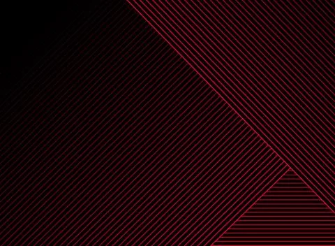 Abstract striped red lines pattern overlay on black background and texture. G Stock Illustration