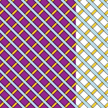 Abstract striped seamless pattern  geometric line art designs Stock Illustration
