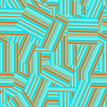 Abstract  striped seamless pattern Stock Illustration