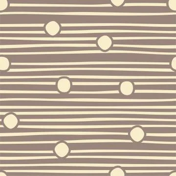 Abstract striped seamless pattern. Vector Stock Illustration