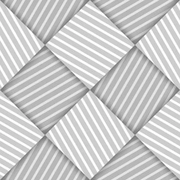 Abstract Striped Squares Geometric Vector Seamless Pattern Stock Illustration