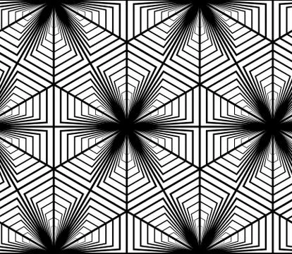 Abstract Striped Vector Seamless Pattern Stock Illustration