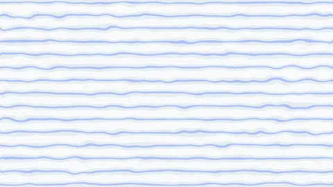 Abstract striped video background loop animation with animated blue lines waving Stock Footage 275558434