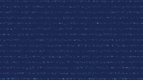 Abstract striped video background seamless loop animation blue waving texture Stock Footage 276137949