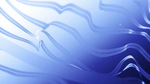 Abstract Stripes Background Blue Light - 4K Loop Stock Footage 109345490