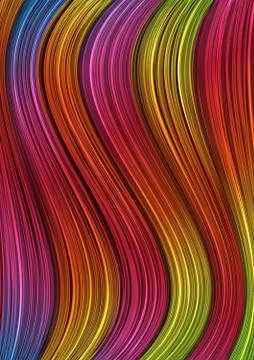 Abstract stripes in the colors of the rainbow. Illustrazione stock