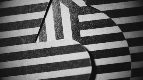 Abstract stripes in paper texture - zebra pattern Stock Footage 91333746