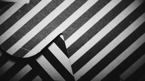 Abstract stripes in paper texture - zebra pattern, flash strobe Stock Footage 91333956