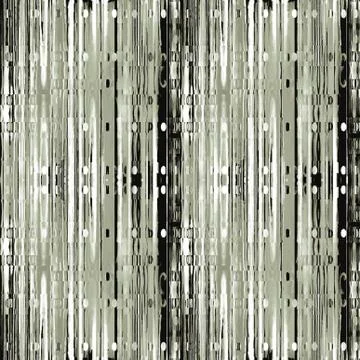 Abstract stripes pattern with ellipses light gray white black verticall Illustrazione stock