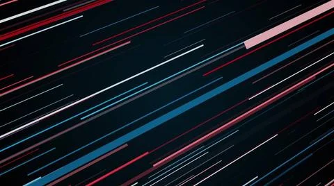 Abstract stripes in space - abstraction of data communication, computer ge... Stock Photos