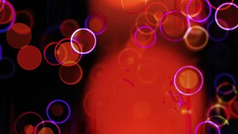 Abstract stroke particles Illustrazione stock