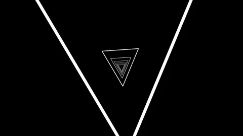 Abstract stroke triangles Stock Footage 243130304