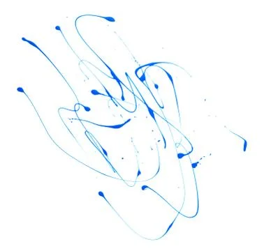 Abstract strokes composition Foto stock