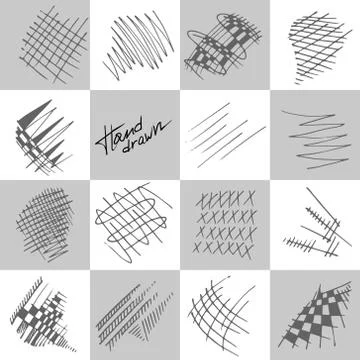 Abstract strokes Stockillustratie