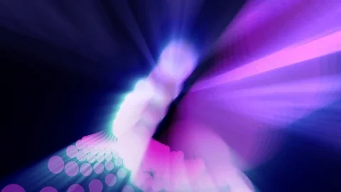 Abstract Strokes Purple Stock Footage 71246586