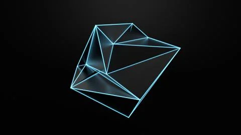 Abstract structure background. 3d illustration, 3d rendering. Иллюстрация