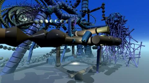 Abstract structure Stock Illustration