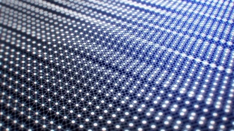 Abstract structure, seamless loop animation Stock Footage 76437696