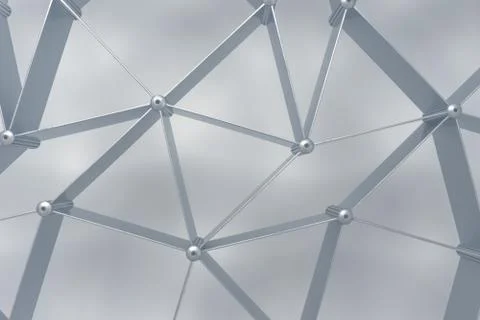 Abstract structure with triangular shapes 写真素材