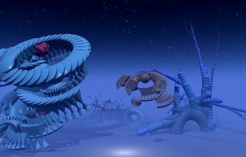 Abstract structure7 Stock Illustration