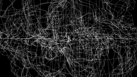Abstract structure.seamless loop.rotation Stock Footage 80161578