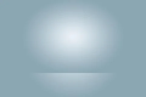 Abstract studio background texture of light blue and gray gradient wall, flat Stock Illustration