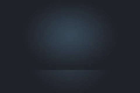 Abstract studio background texture of light blue and gray gradient wall, f... Stock Photos