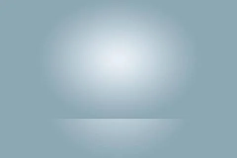 Abstract studio background texture of light blue and gray gradient wall, f... Stock Photos