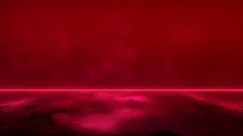 Abstract Studio Concept in Red Color. Stock Illustration