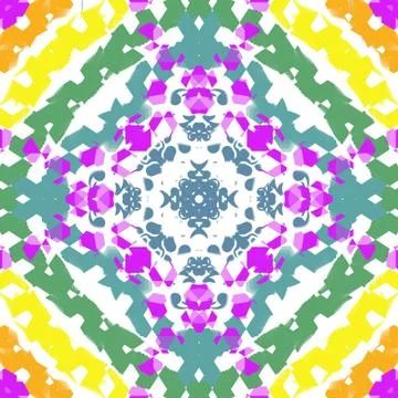 Abstract style pattern - symmetry shape pattern background 스톡 일러스트