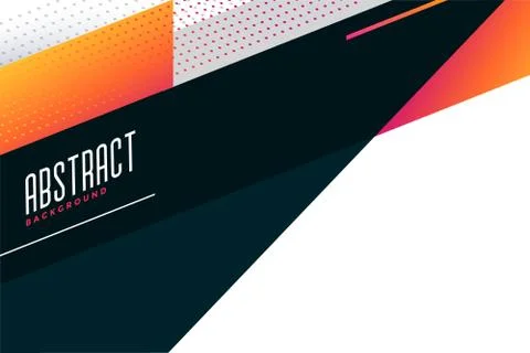 Abstract stylish geometric background design Stock Illustration