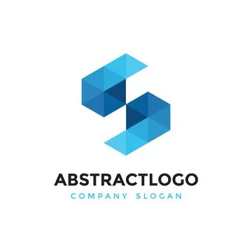 Abstract Stylish S creative Logo for company identity Stock Illustration