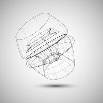 Abstract stylish technology Stock Illustration
