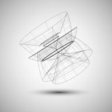 Abstract stylish technology Stock Illustration