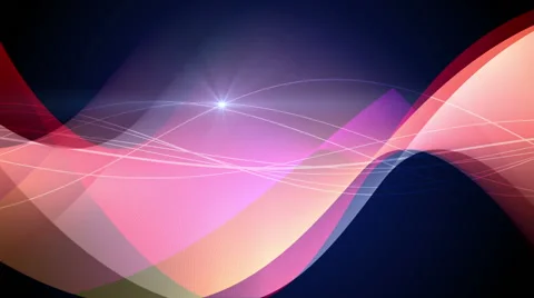 Abstract stylish wave animation. Technology motion background Video stock 65452506