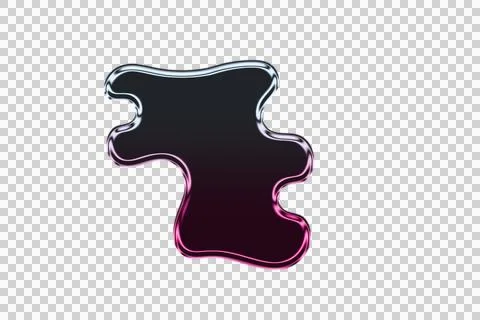 Abstract of a stylized human head profile with flowing red lines transparent 스톡 일러스트
